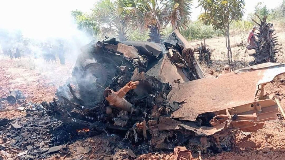 Burma’s military blames technical fault for crash of fighter jet on training flight